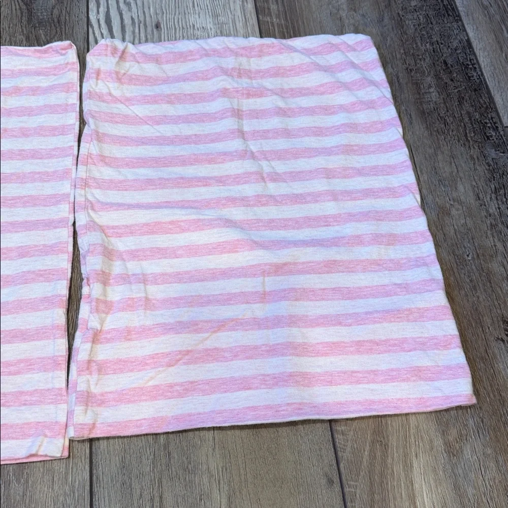 NTBAY®️ Lot x 2 Cotton Jersey Knit Stripe Toddler Travel Pillowcases|